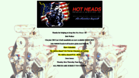 What Hothemiheads.com website looked like in 2023 (This year)