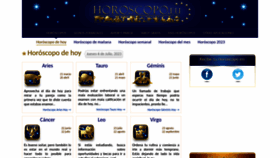 What Horoscopo.eu website looked like in 2023 (This year)