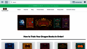 What Howtotrainyourdragonseries.com website looked like in 2023 (This year)