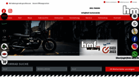 What Hmf-motorrad.de website looked like in 2023 (This year)