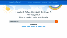 What Hareketligifler.net website looked like in 2023 (2 years ago)