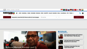 What Harianaceh.co.id website looked like in 2023 (This year)