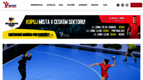 What Handball.cz website looked like in 2023 (This year)