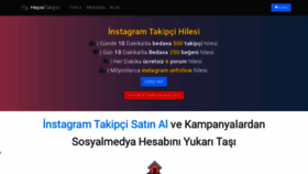What Hepsitakipci.com website looked like in 2023 (This year)