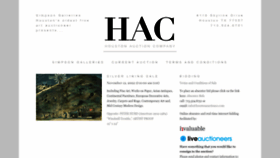 What Houstonauctionco.com website looked like in 2023 (This year)