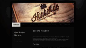 What Haubeil.de website looked like in 2023 (This year)