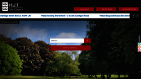What Hullcc.gov.uk website looked like in 2023 (This year)