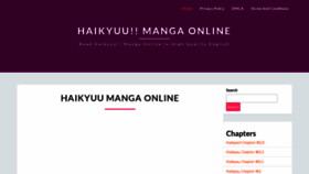 What Haikyuumanga.online website looked like in 2023 (This year)