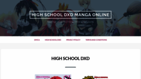 What Highschool-dxd.com website looked like in 2023 (This year)