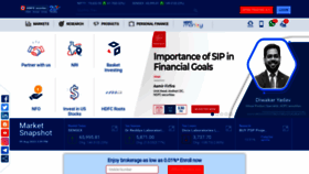 What Hdfcsec.com website looked like in 2023 (This year)