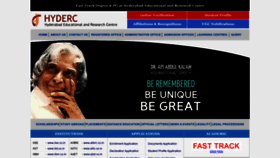 What Hyderc.com website looked like in 2023 (This year)