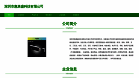 What Hksheng.com website looked like in 2023 (This year)