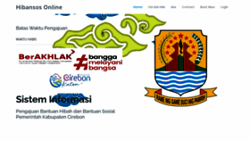 What Hibahbansos.cirebonkab.go.id website looked like in 2023 (This year)