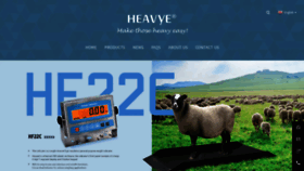 What Heavye.com website looked like in 2023 (This year)