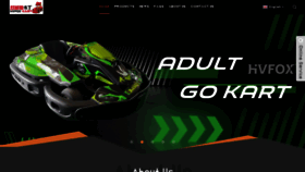 What Hvfoxkarting.com website looked like in 2023 (This year)