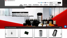 What Hongfarad-capacitor.com website looked like in 2023 (This year)