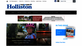 What Hollistontownnews.com website looked like in 2023 (This year)