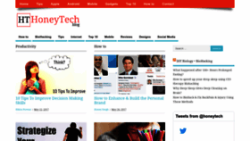 What Honeytechblog.com website looked like in 2023 (This year)