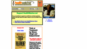 What Healthwatcher.net website looked like in 2023 (This year)