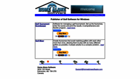What Homealonesoftware.com website looked like in 2023 (This year)