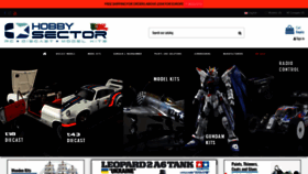 What Hobbysector.com website looked like in 2023 (This year)