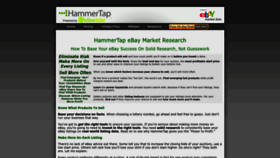 What Hammertap.com website looked like in 2023 (This year)