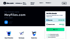 What Heyfiles.com website looked like in 2023 (This year)