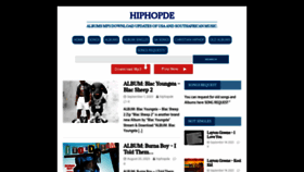 What Hiphopde.com website looked like in 2023 (This year)