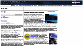 What Hanschristian.org website looked like in 2023 (2 years ago)
