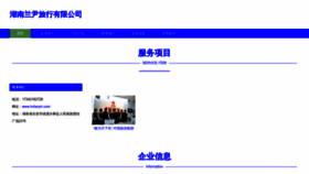 What Hnlanyin.com website looked like in 2023 (This year)