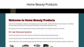 What Homebeautyproducts.co.uk website looked like in 2023 (This year)
