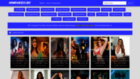 What Hdmovies23.biz website looked like in 2023 (This year)
