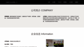 What Hnsanbei.com website looked like in 2023 (This year)