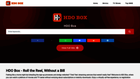 What Hdobox.se website looked like in 2023 (This year)