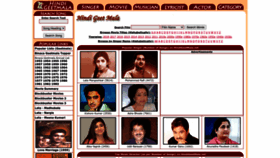 What Hindigeetmala.com website looked like in 2023 (This year)