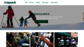 What Hoigaards.com website looked like in 2023 (This year)