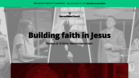 What Harvestbibleonline.org website looked like in 2023 (This year)
