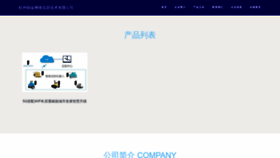 What Hzjinjin.com website looked like in 2023 (This year)