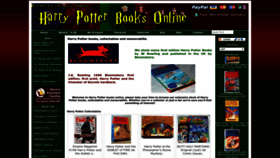 What Harrypotterbooksonline.co.uk website looked like in 2023 (This year)