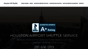 What Houstonvipshuttle.com website looked like in 2023 (This year)