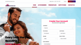 What Holymatrimonial.com website looked like in 2023 (This year)