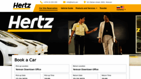 What Hertz.am website looked like in 2023 (This year)