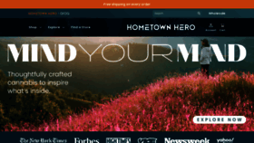What Hometownhero.com website looked like in 2023 (This year)