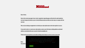What Hustlernewstand.com website looked like in 2023 (This year)