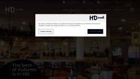 What Hdhotels.com website looked like in 2023 (This year)