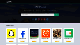 What Haxplanet.com website looked like in 2023 (This year)