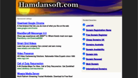 What Hamdansoft.com website looked like in 2011 (12 years ago)
