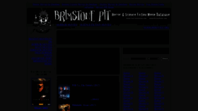 What Horrormovies.org website looked like in 2023 (This year)