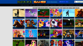 What Horse-games.org website looked like in 2023 (This year)