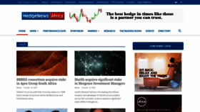 What Hedgenewsafrica.com website looked like in 2023 (This year)